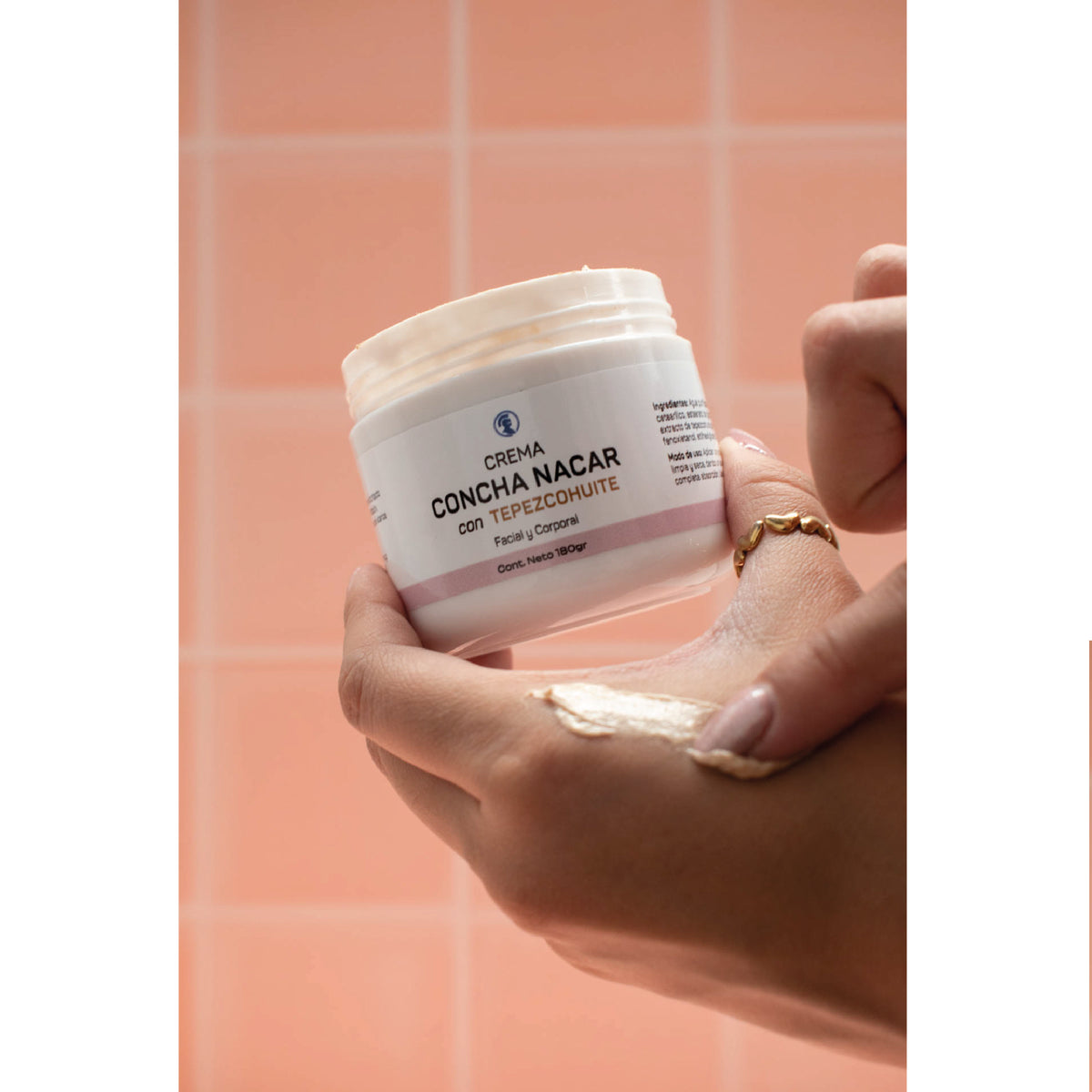 Crema Concha Nacar con Tepezcohuite