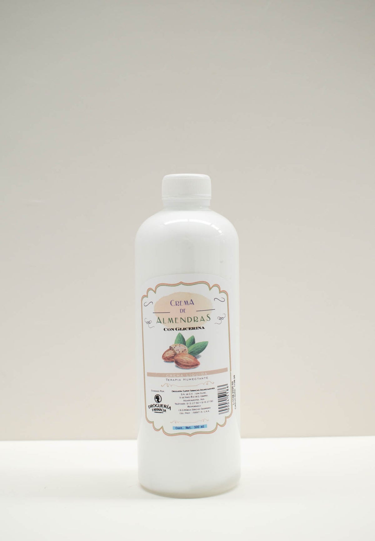 Crema Liquida Almendras con Glicerina