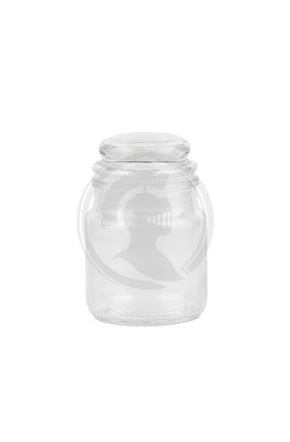 Imagen de 225 Tarro Jar Vela Vidrio Transparente 85gr Con Tapa